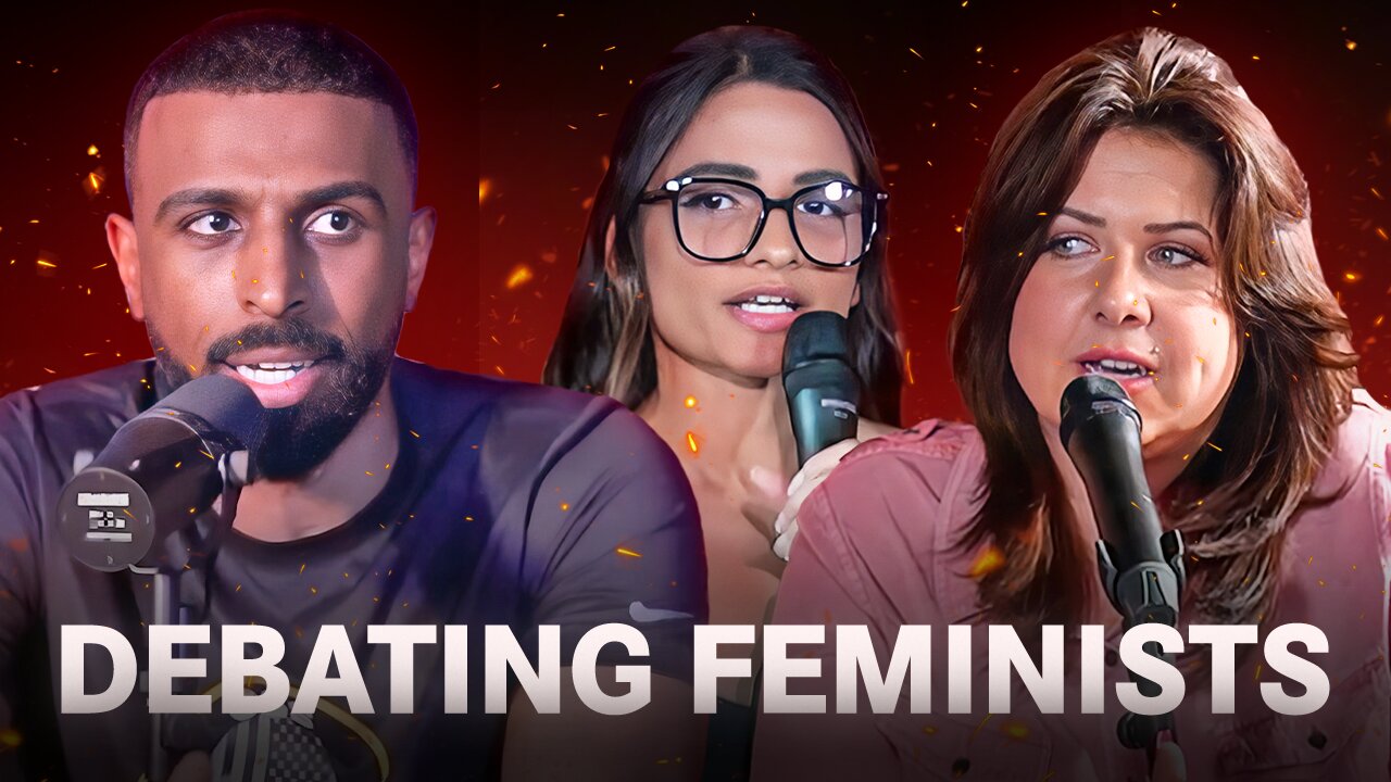 Myron VS Fat Feminist & OF Girl! Heated Debate