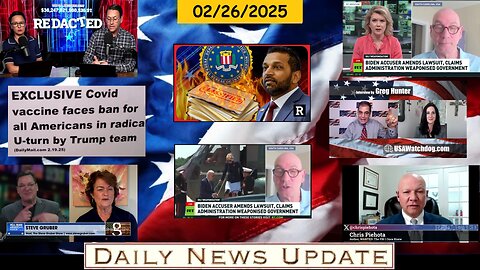 Redacted News: CIA, RT News: FBI, Steve Gruber: Future, USA Watchdog: RFK Jr, Bioweapons | EP1485