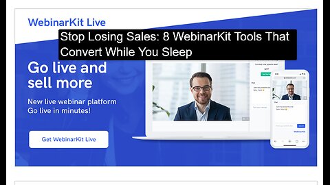 WebinarKit Live Demo: Stop Missing Revenue: WebinarKit Features That Earn While You Sleep