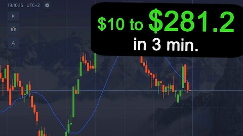 $10 to $281.2 in 3 Min.! Great PocketOption Strategy