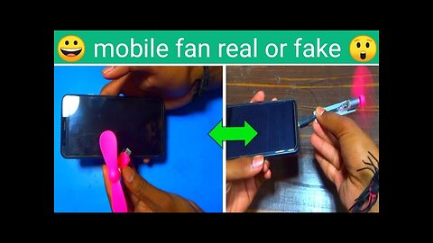 mobile fan real or fake