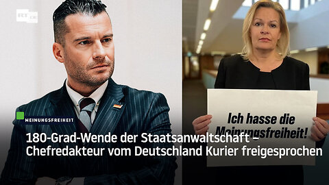 180-Grad-Wende der Staatsanwaltschaft – Chefredakteur vom Deutschland Kurier freigesprochen