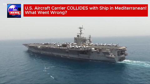 U.S. Aircraft Carrier COLLIDES with Ship in Mediterranean – What Went Wrong?