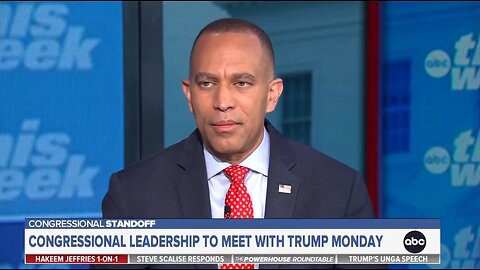 Reo Hakeem Jeffries Claims Executive Branch Is Out Of Control 