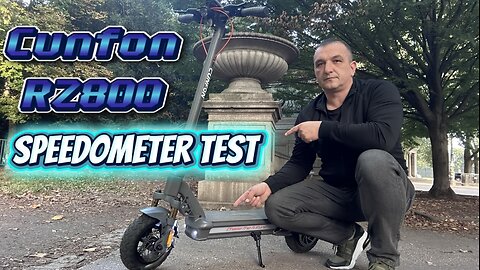Checking the serviceability of the speedometer of the Cunfon RZ800 electric scooter