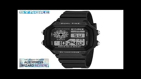 SYNOKE Digital Watches Men Sports Luminous Multifunction Waterproof Chrono Wristwatch Review