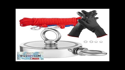 2000 LBS Strong Fishing Magnet Kit Double Sided Pull Force and Rope Review