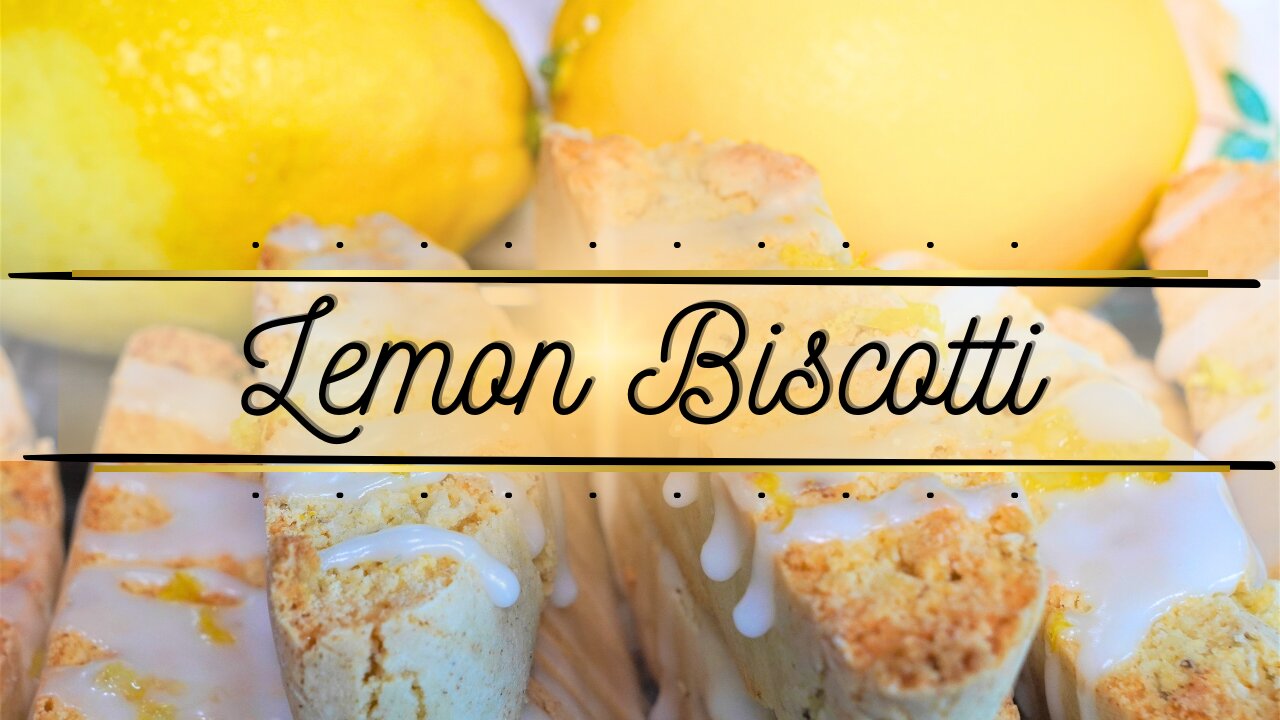 Bright & Zesty Lemon Biscotti | Perfect for Any Time of Day