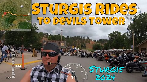 Sturgis Rides Belle Fourche to Devils Tower during Sturgis Motorcycle Rally