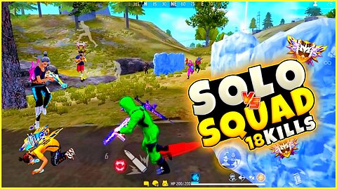 Green Criminal 🔥" 18 Kills " But Bad Ending 😭 Solo vs Squad Gameplay - GARENA FREEFIRE #freefire