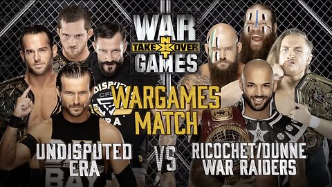 The Undisputed Era vs Ricochet, Pete Dunne, & War Raiders - NXT TakeOver: WarGames 2018 (Full Match)