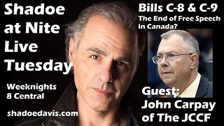 Sept. 30th/2025- End of Free Speech?! With John Carpay of The JCCF