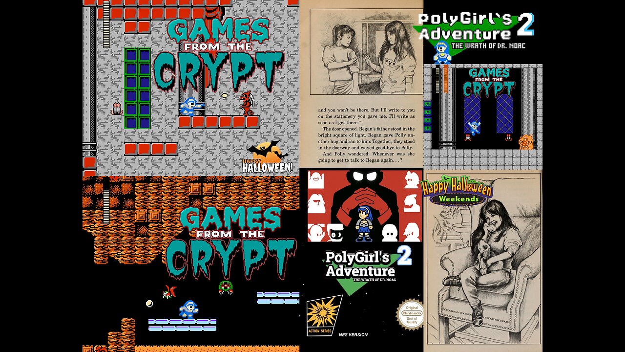Games From The Crypt 2025 - Polygirl's Adventure 2: The wrath of Dr. Noac - Planet Zebes/Brinstar and Castlevania Stages