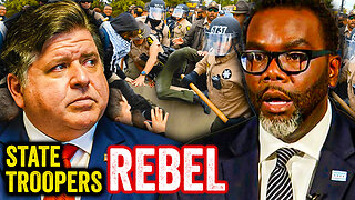 Pritzker and Johnson PANIC as Illinois State Troopers REBEL!!!