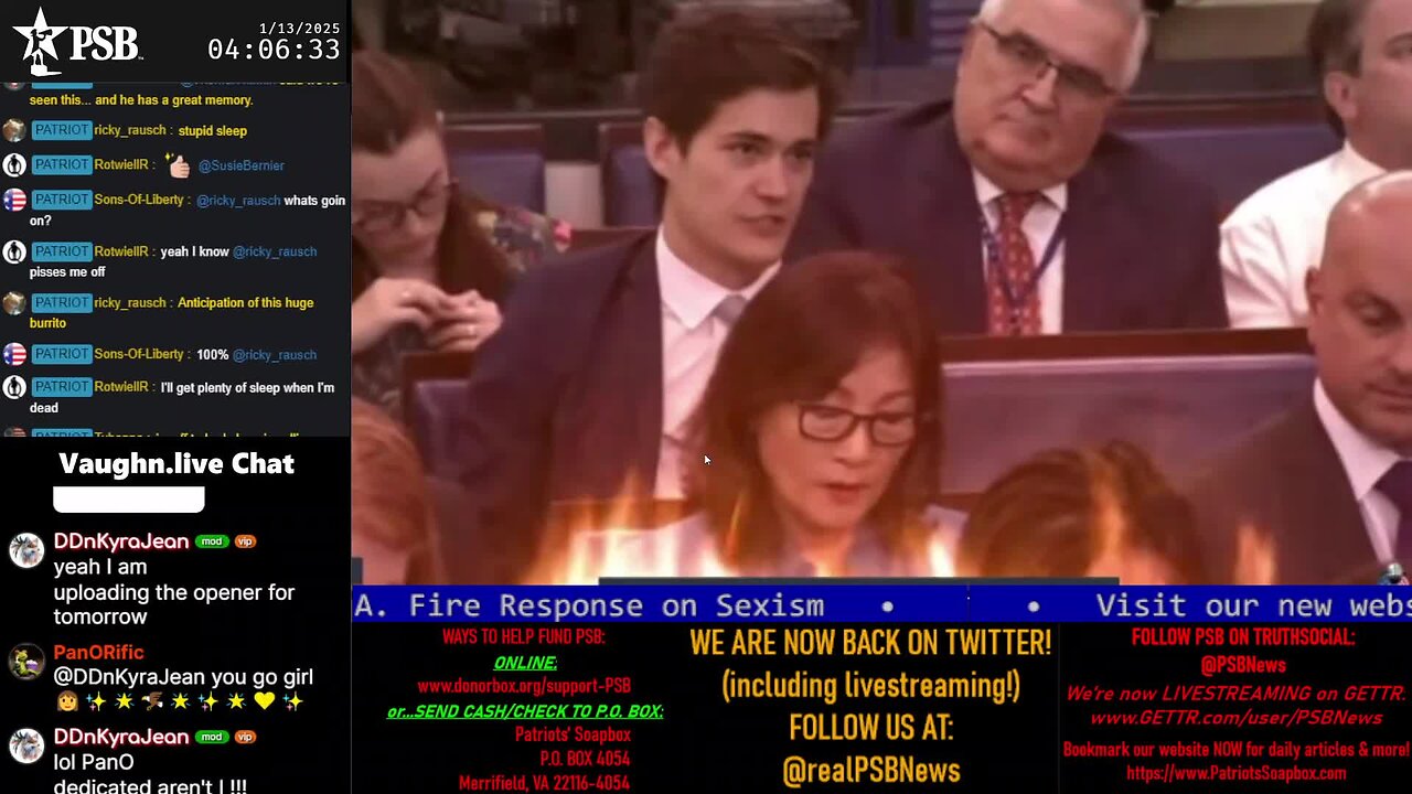 2025-01-13 04:00 EST - Show Time Open: