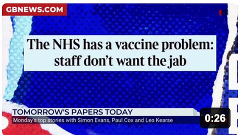 Nurses in the UK are now REFUSING to get vaccinated
