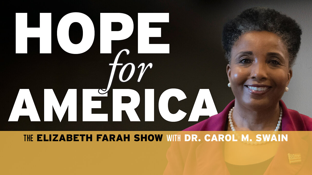 Dr. Carol Swain shares the truth and hope America needs to fight back!