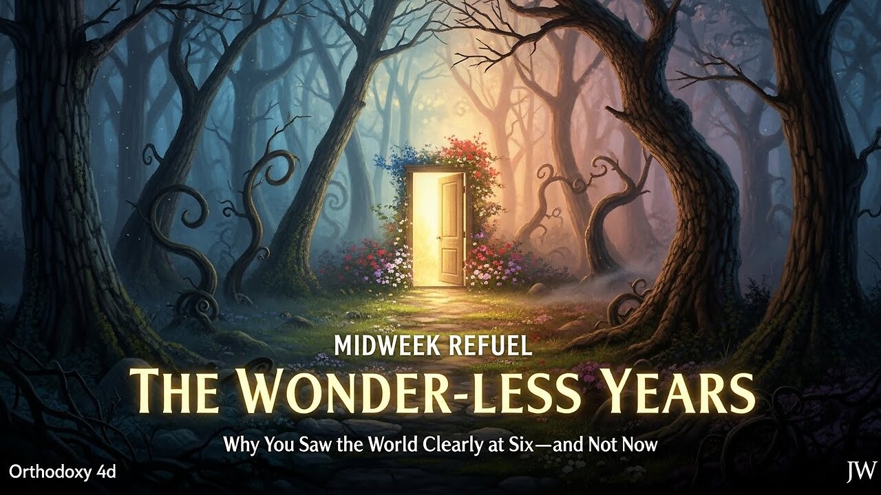 THE WONDER-LESS YEARS — Why You Saw the World Clearly at Six & Not Now - Orthodoxy 4d