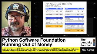 Python Software Foundation Running Out of Money