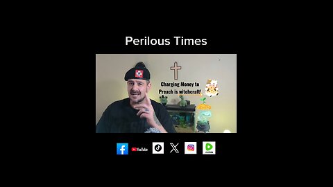 Perilous Times #PerilousTimes #money #gospel