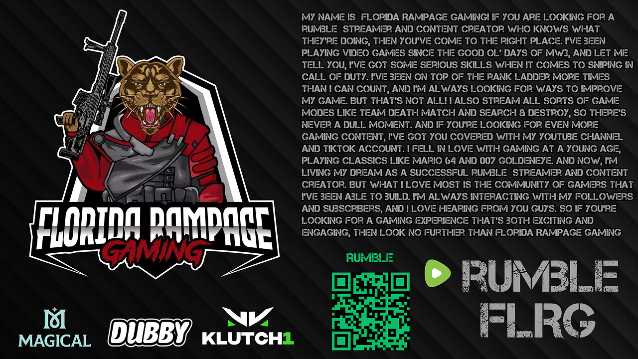 FLRG Live ON RUMBLE
