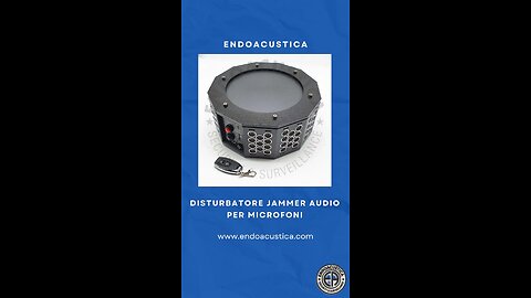 Disturbatore jammer audio per microfoni