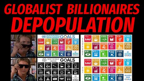 ⚫️⚜️🔺 NWO Globalist Billionaires' Depop Agenda ▪️ They poison us through the Air, Food, Water, Pharma, Vaccines, 5G Radiation to Profit, Depopulate & Control