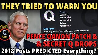 QAnon PROOF: Pence's 2018 "Q" Patch Photo & Secret Drops on Clinton, Mueller, 50K Indictments RE-EXAMINED