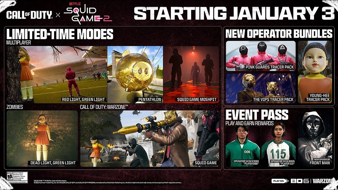 Everything Coming To Black Ops 6 Squid Games 2 Event.