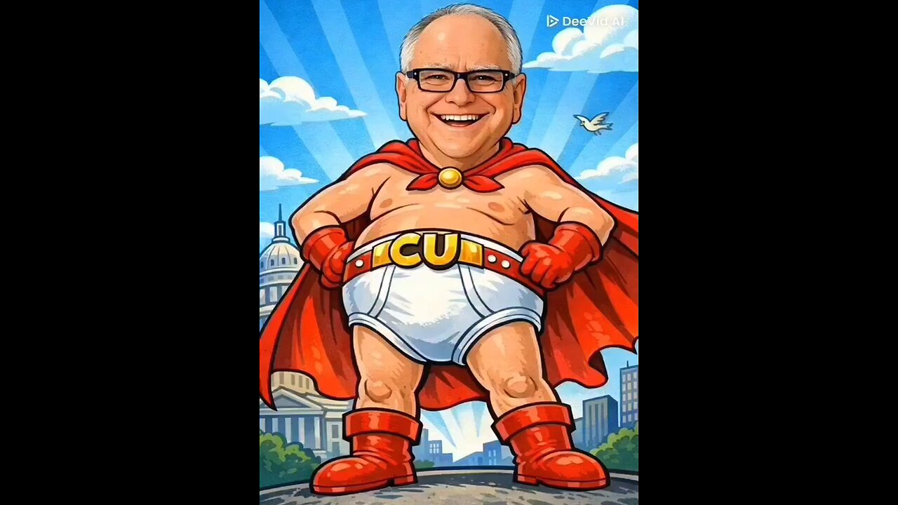 Tim Walz is Captain Underpants