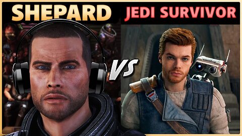 Dantics Video: Commander Shepard Plays Jedi Survivor - But Probably Shouldn't