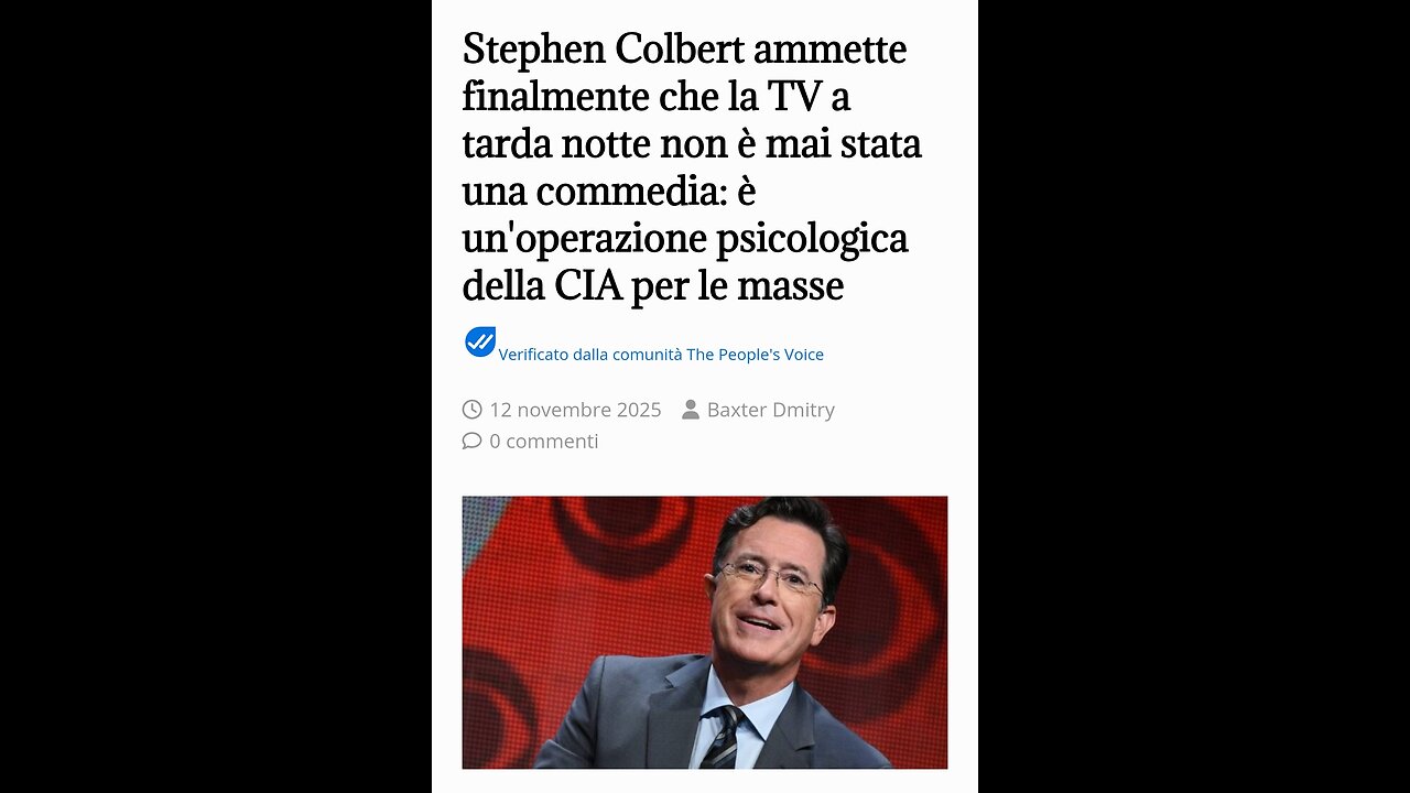 REPORT CIA: "CON LA TELEVISIONE SI PUÒ IPNOTIZZARE E MANIPOLARE LA PERCEZIONE DELLA REALTÀ" [le fonti sono in descrizione]