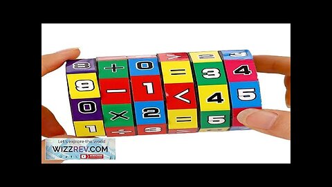 Montessori Magic Cylinder Mathematics Numbers Cube Arithmetic Toy Kids Math Counting Game Review