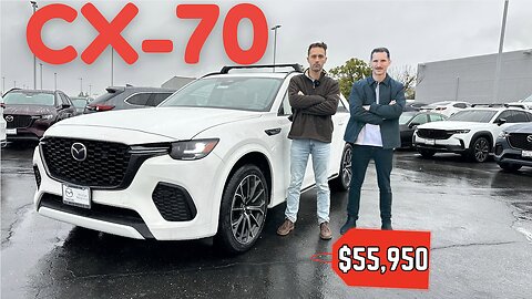 The new 2025 Mazda CX-70. 2-row SUV!