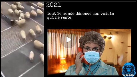 SURVOL PLANDÉMIE RÉTROSPECTIVE 🦠🐑🐑🐑 Avec musique de circonstance. 🤭 📽🎞🎬🎵🎶📢