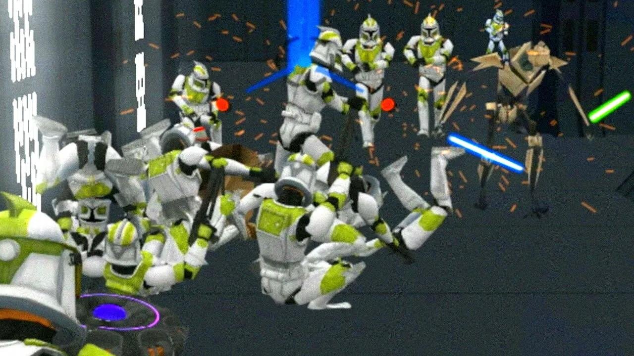 Clones make a bold stand against General Grievous - Classic Battlefront 2 Clone Wars Mod