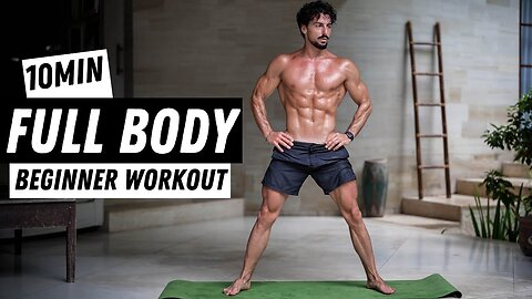 '10 MIN FULL BODY BEGINNER WORKOUT | No Equipment ✅