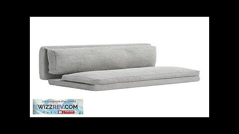 Folding Sofa Bed Foldable Couch Bed with Washable Cover Dark Grey (Full) Review