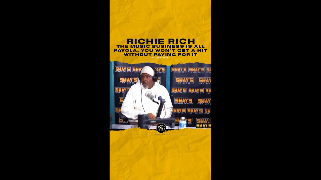 @tharealrichierich The music business is all payola, you won’t get a hit without paying for it