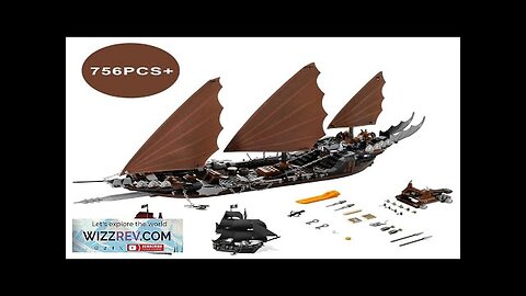 Ghost ship Pirates of the Caribbean Building blocks Queen Anne Revenge Battleship Review