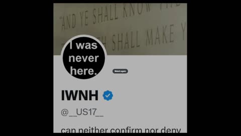 I was never here