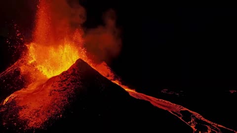 (4K) 10 Hours of Lava Flow Screensaver - Relaxing No-Sound Background Loop (Ultra HD)