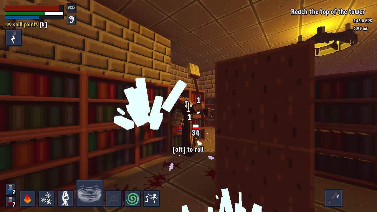 KICKSALOT 0.6.0.02 - downed enemy stands while being shocked