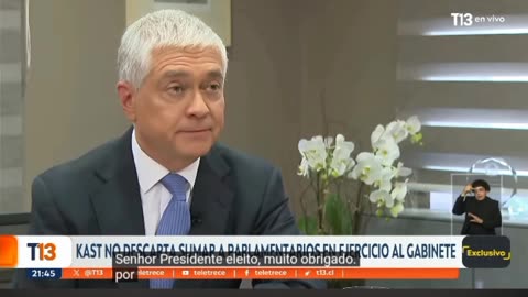 Entrevista exclusiva a José Antonio Kast. 2025/12/21.