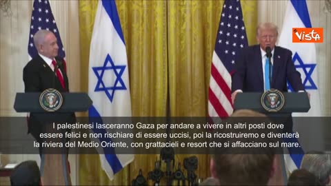 NOTIZIE DAL MONDO Trump: 'Faremo di Gaza la Riviera del Medio Oriente' I palestinesi lasceranno Gaza per andare a vivere in altri posti dove essere felici e non rischiare di essere uccisi.Così il Presidente Usa Donald Trump