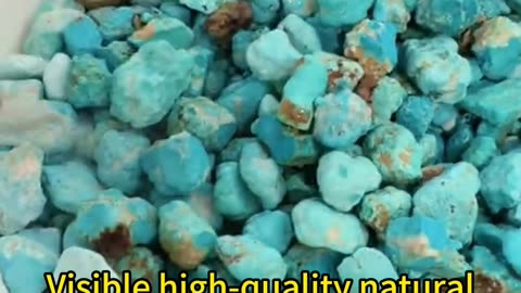 250311-1 Visible high-quality natural original turquoise wool materials