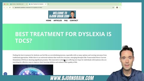 Best Treatment for Dyslexia Is TDCS at Institute of Functional Neuroscience (IFN)?