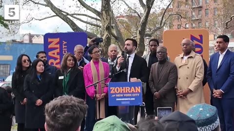 MAMDANI: “Raise your hand if you have been called a terrorist while living in this city.”