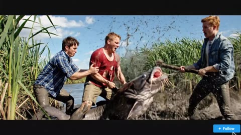 Man vs Giant Catfish Intense River Rescue Caught on Camera
