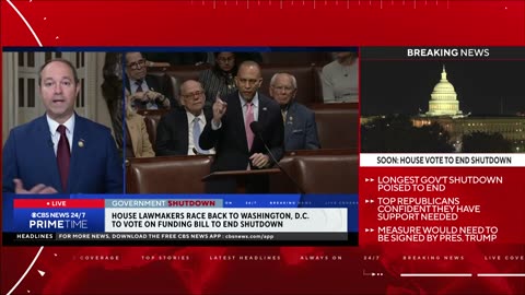 Republican Rep. Marlin Stutzman says "Democrats made a huge mistake" over the government shutdown